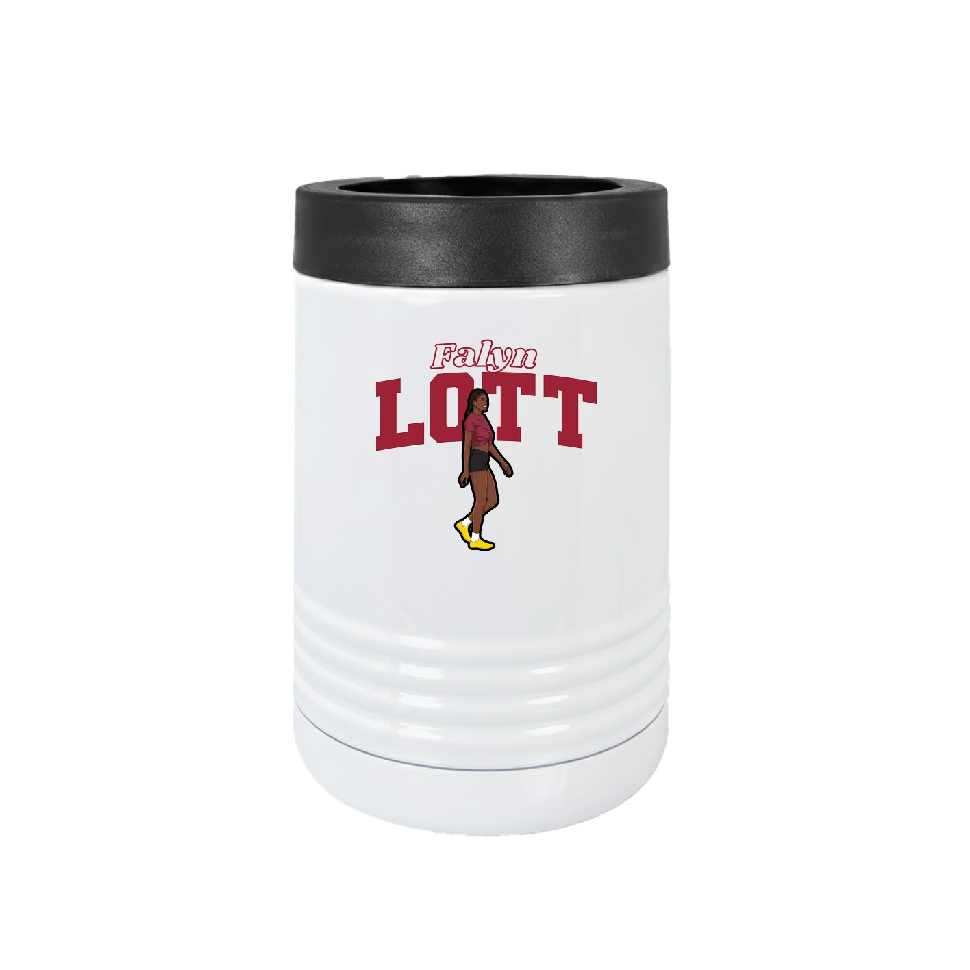 Beverage Holder — Name Arch in White