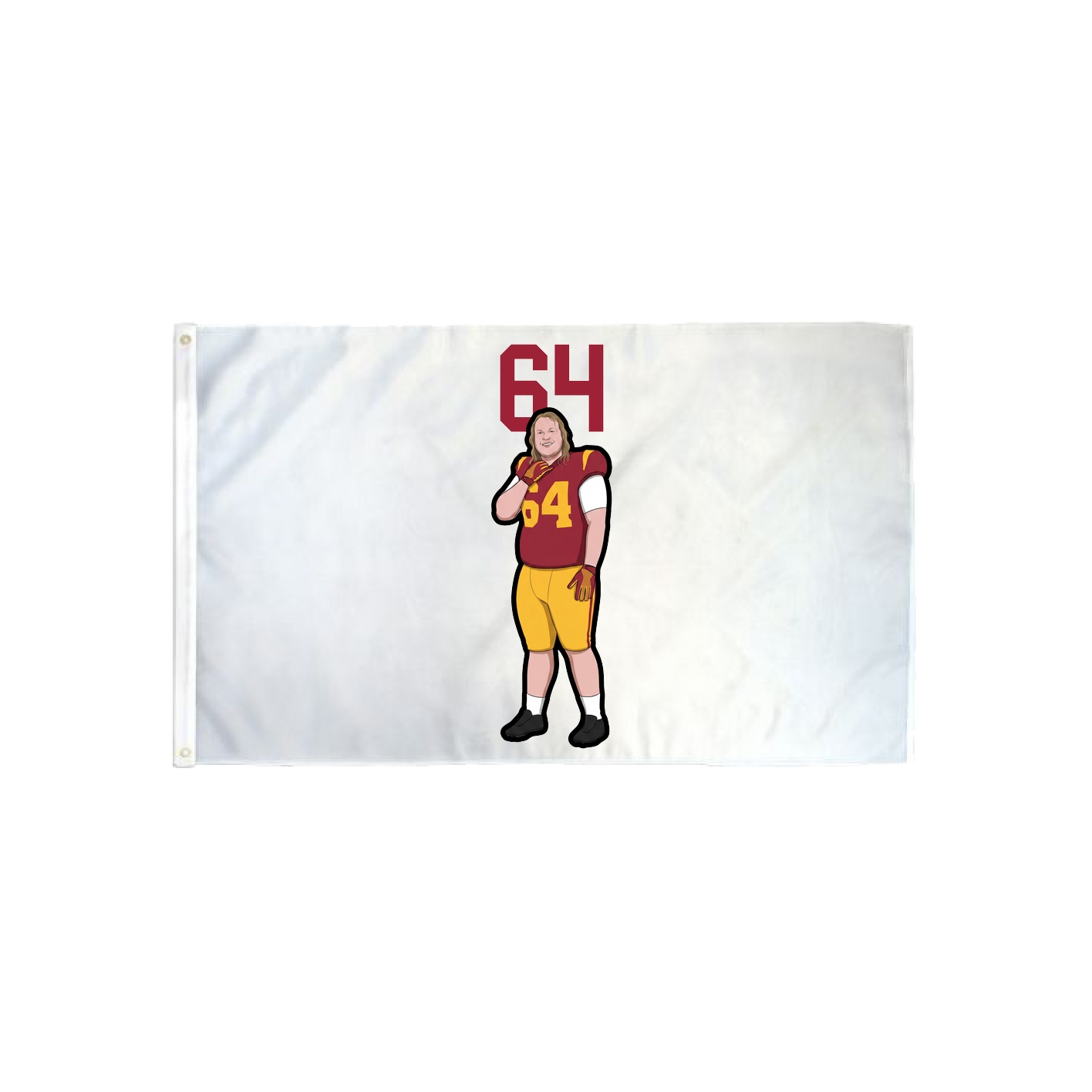 3x5 Flag — Number Top in Classic