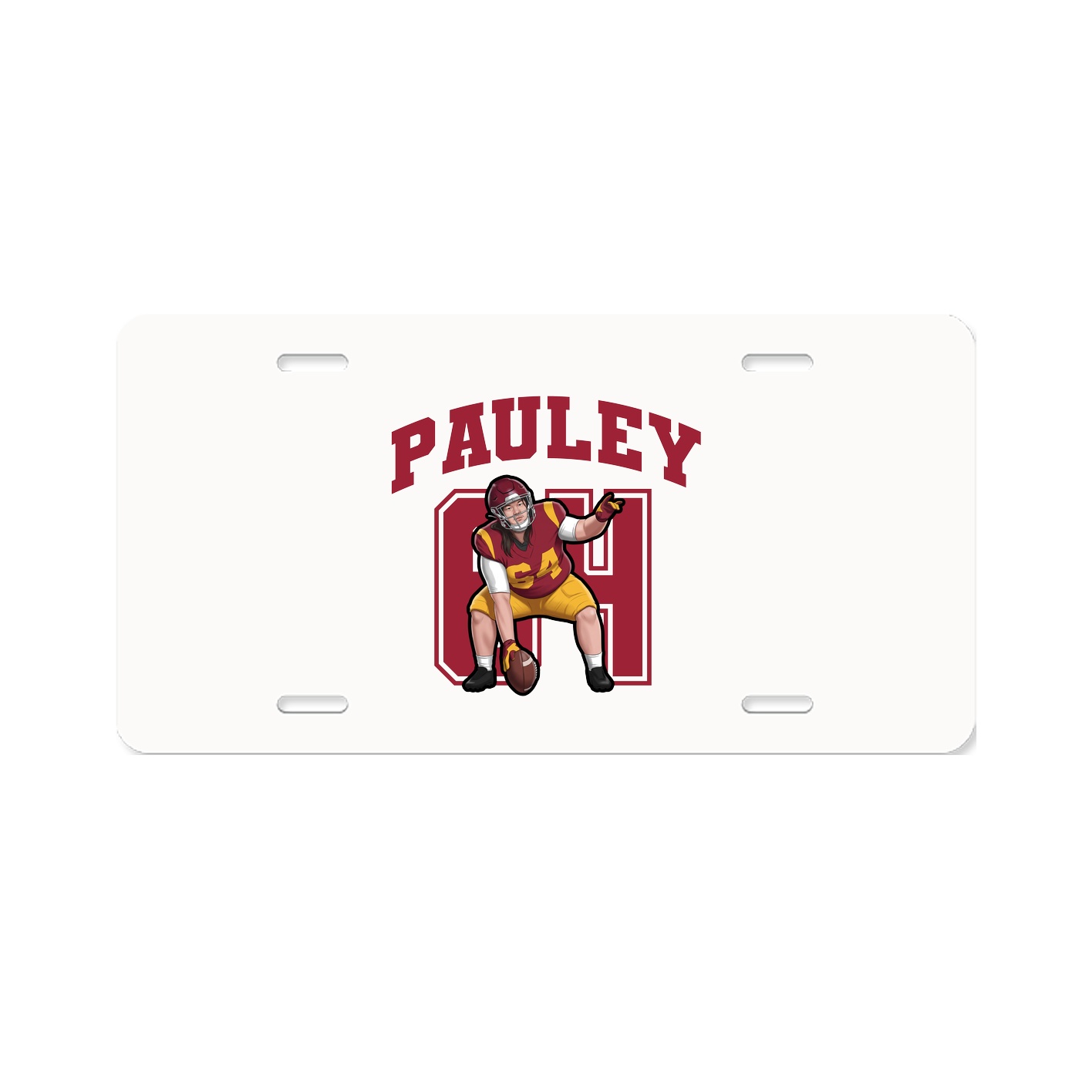 License Plate — Number in Classic