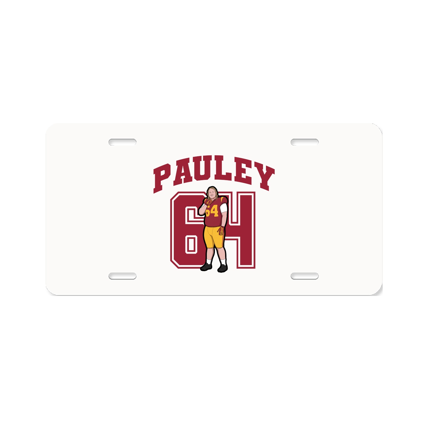 License Plate — Number in Classic