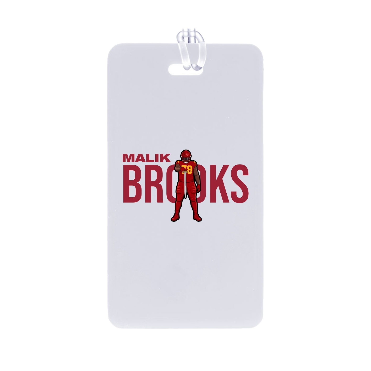 Bag Tag — Player Name in Classic