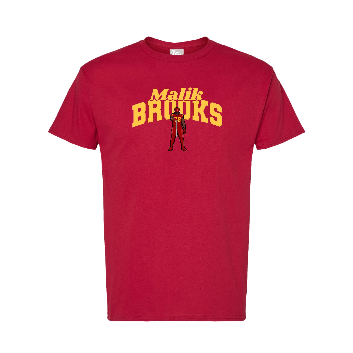 Tee — Signature Arch in Crimson