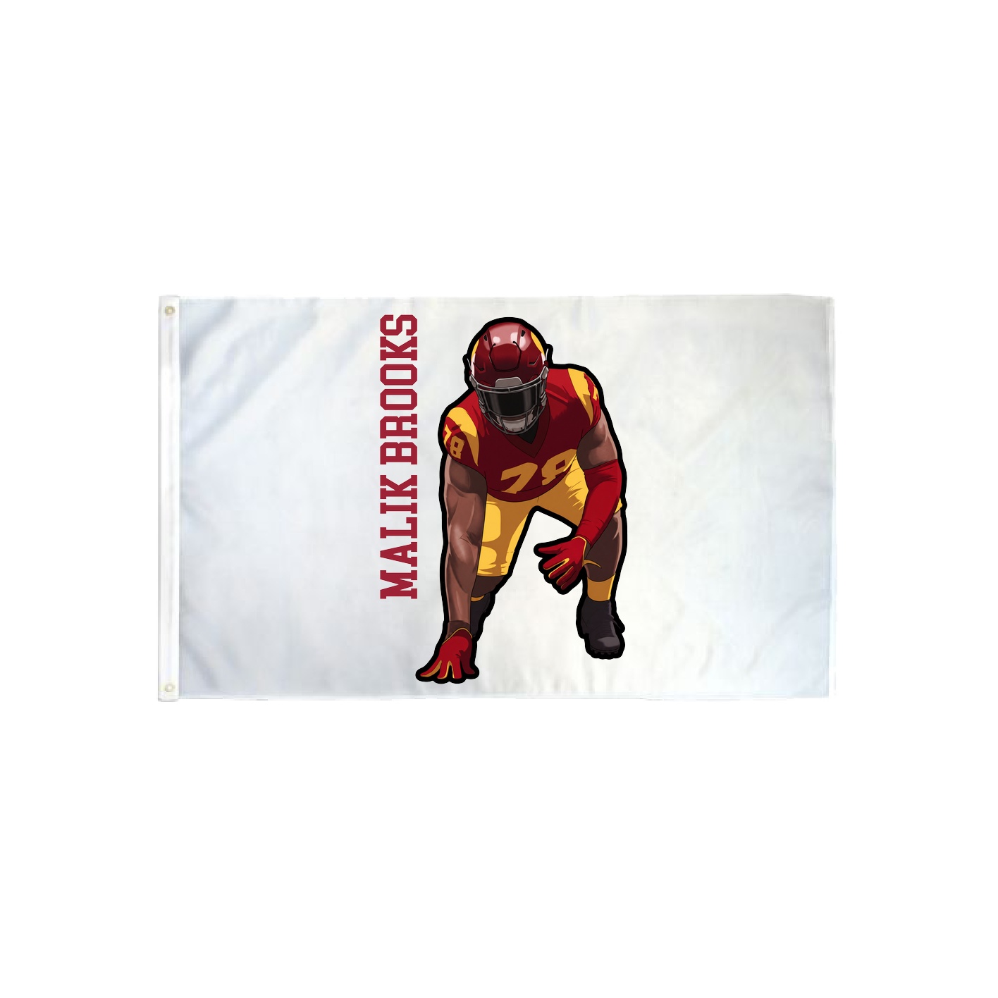 3x5 Flag — Name Vertical in Classic