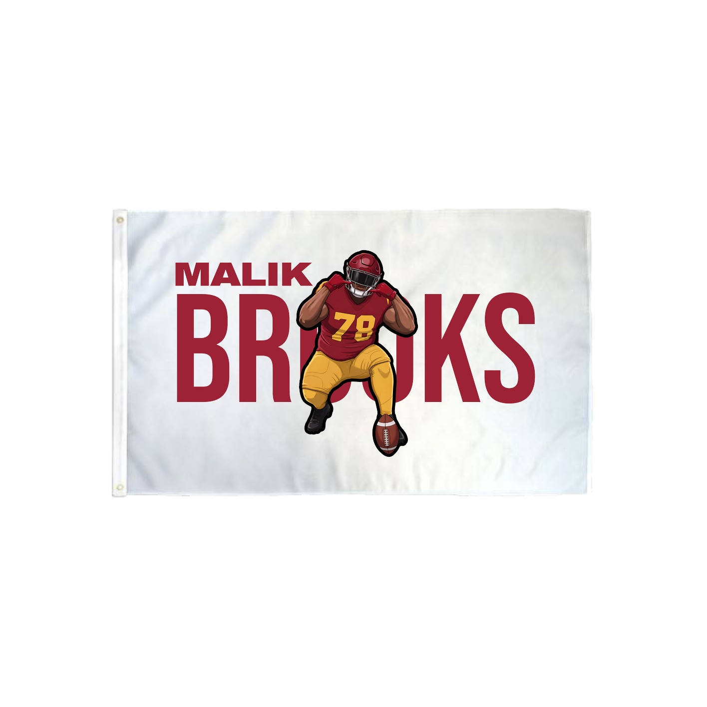 3x5 Flag — Player Name in Classic
