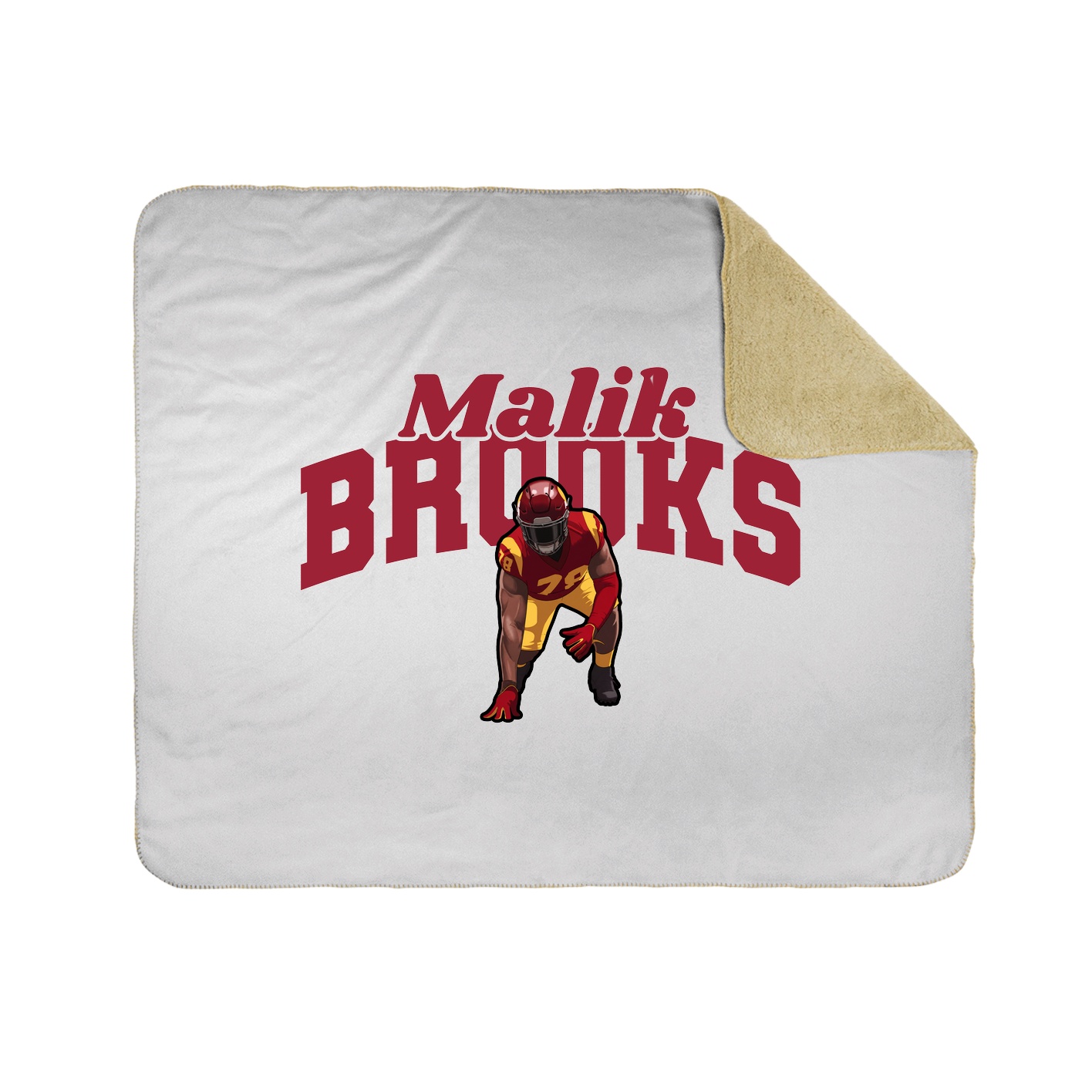 Throw Blanket — Signature Arch in White
