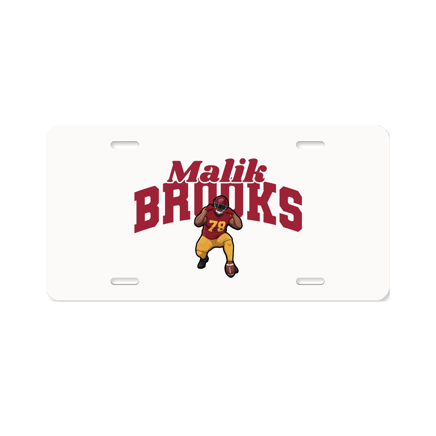 License Plate — Signature Arch in Classic