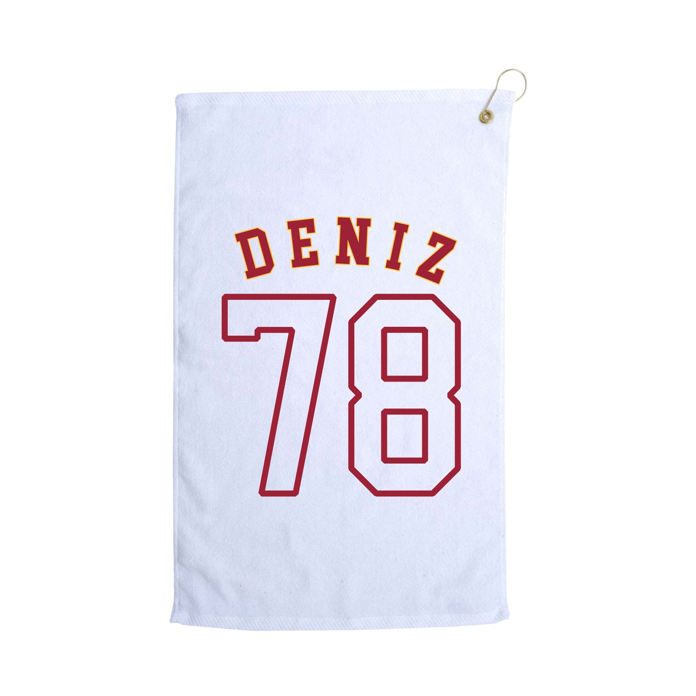 Golf Towel — Shirsey Arch in White