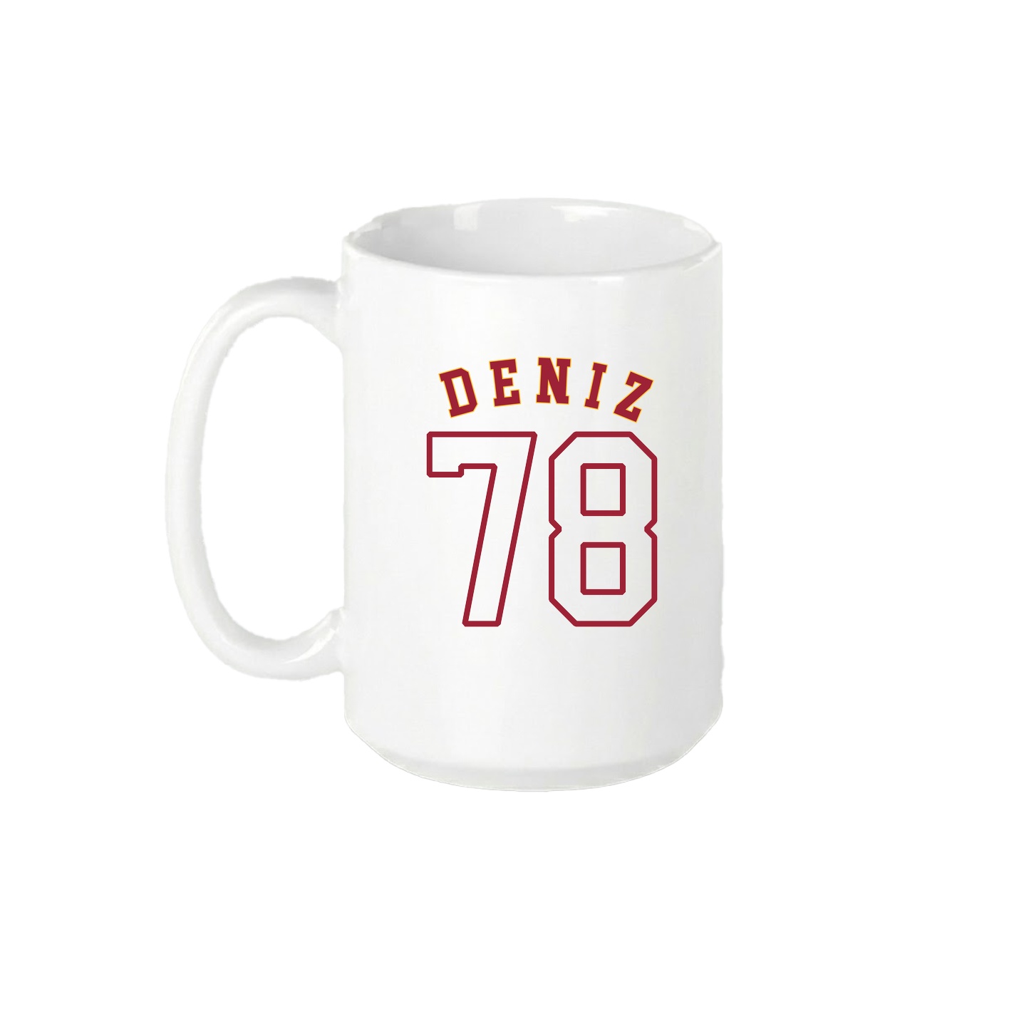 15oz Coffee Mug — Shirsey Arch in White
