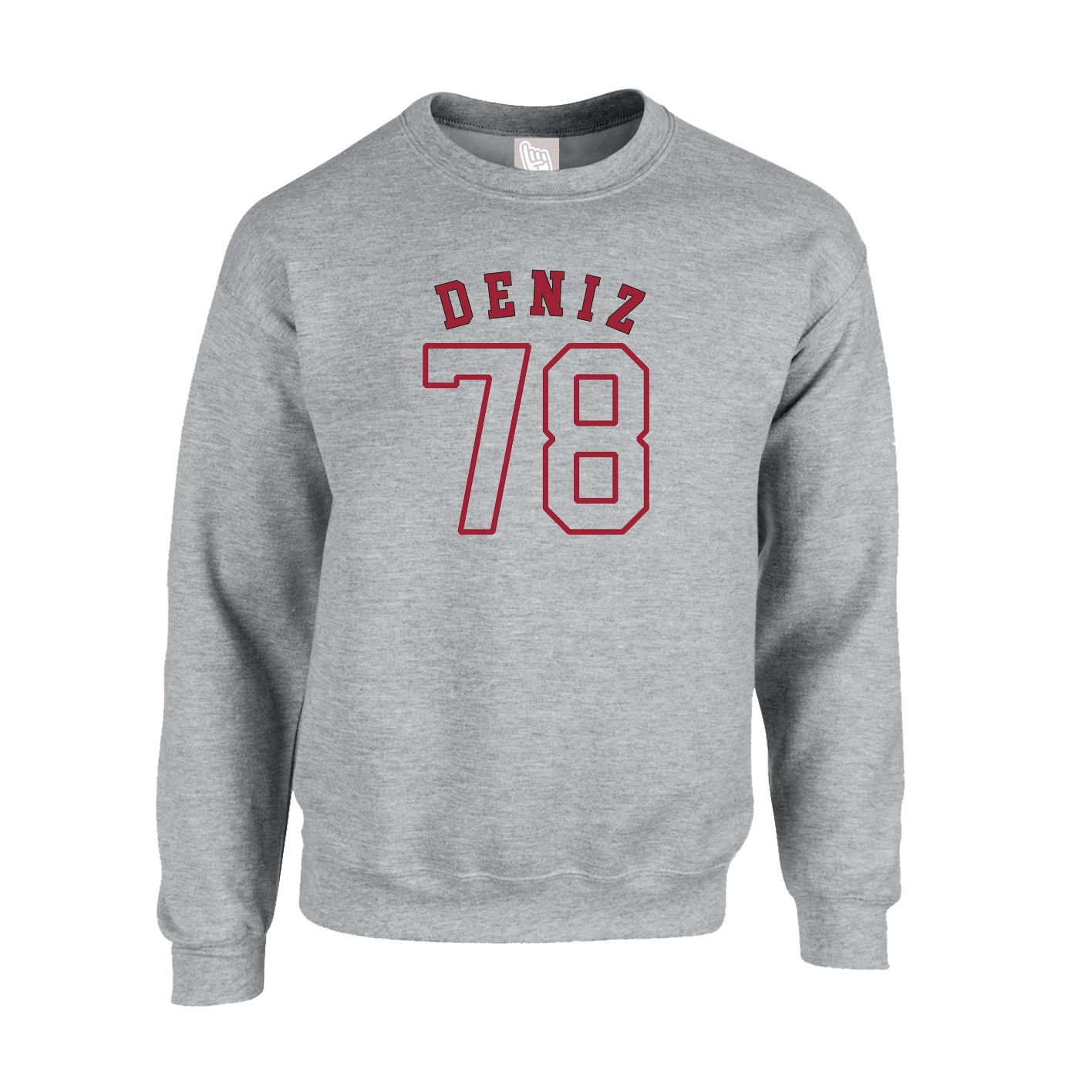 Fleece Crew — Shirsey Arch in Grey