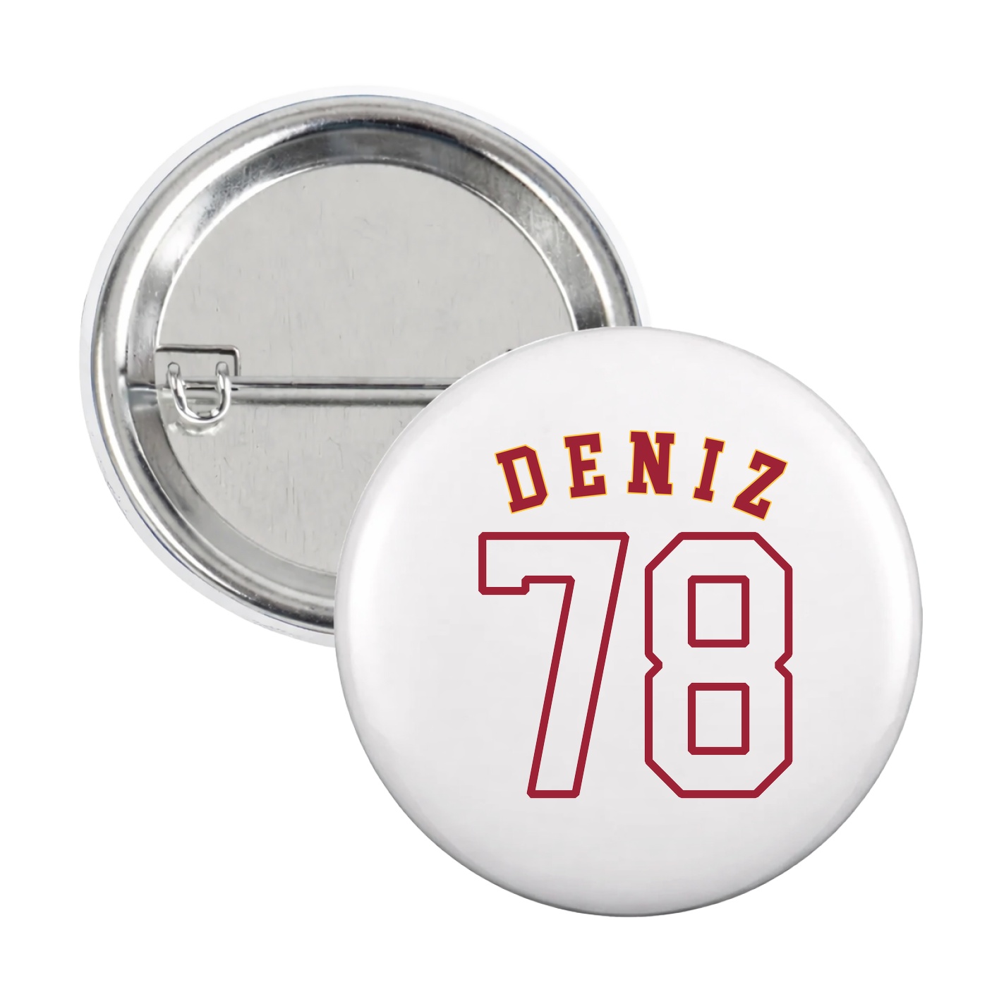 Game Day Button — Shirsey Arch in White
