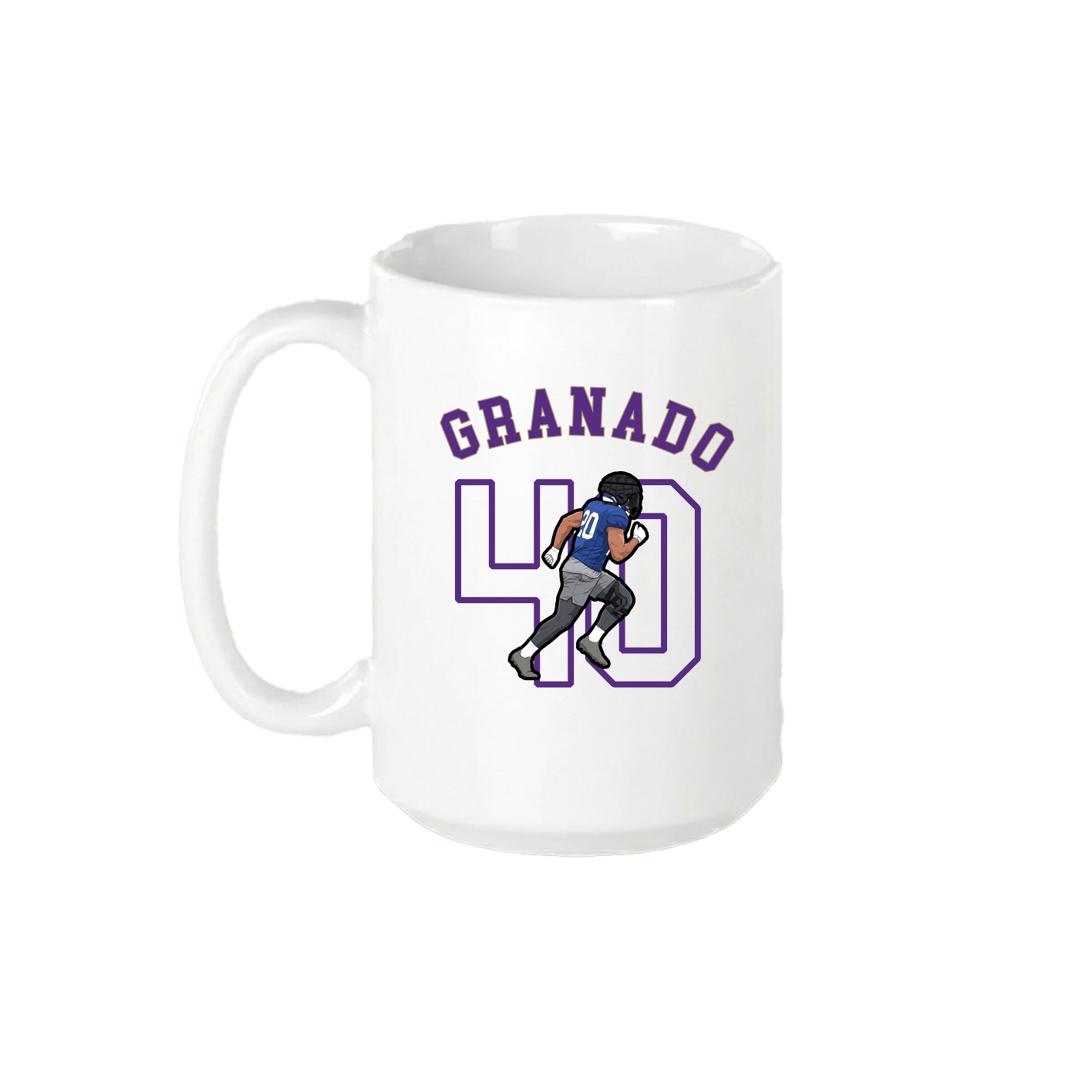 15oz Coffee Mug — Shirsey Arch in White