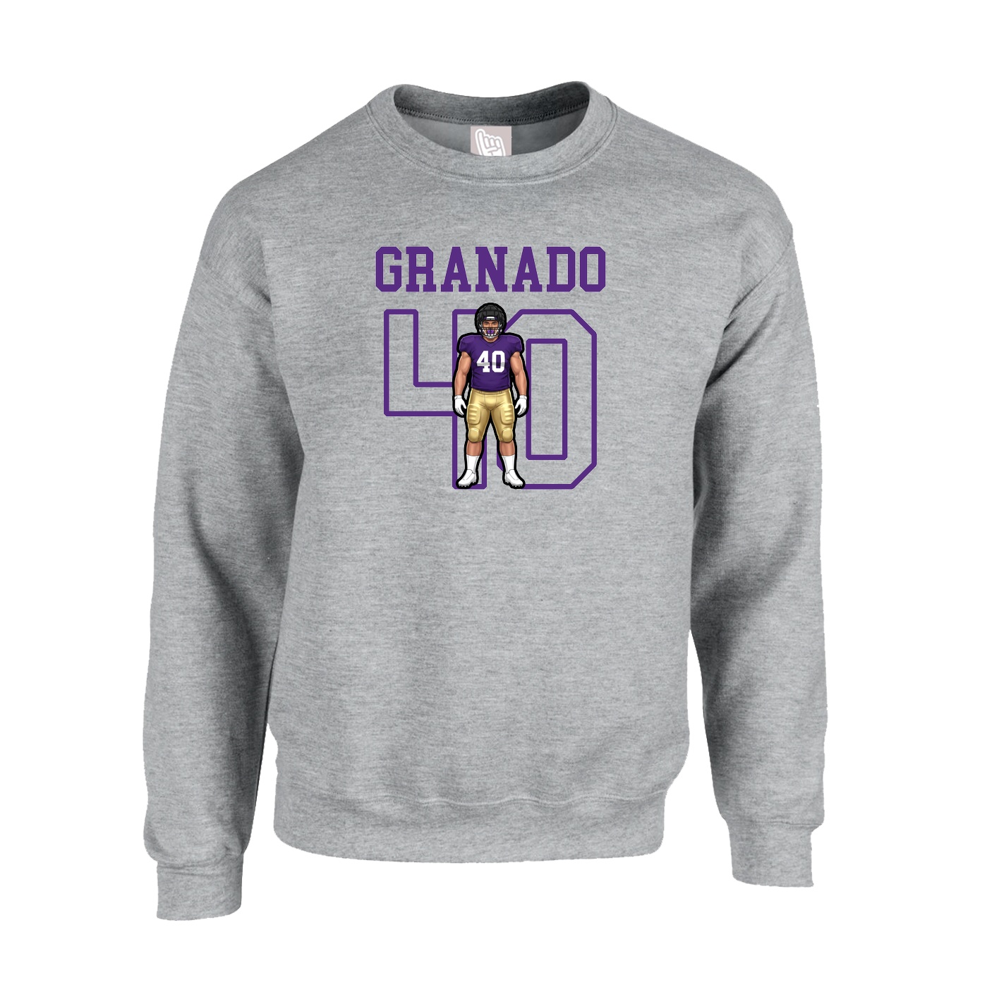 Fleece Crew — Shirsey in Grey