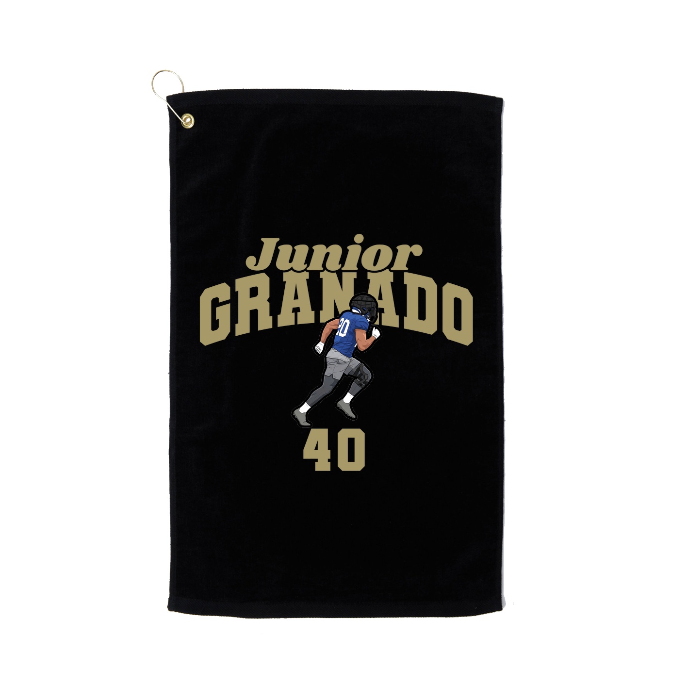 Golf Towel — Signature Arch in Black