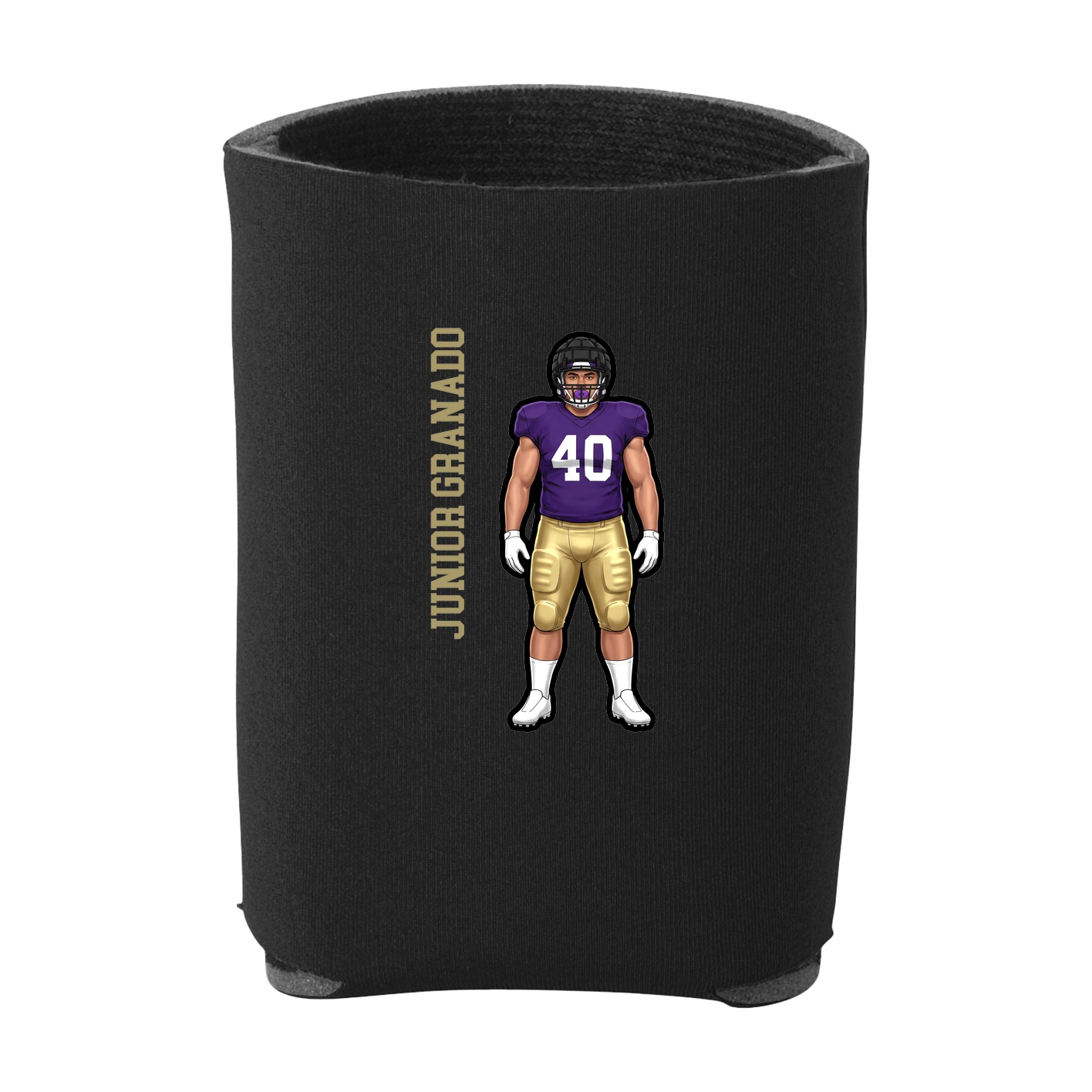 Can Holder — Name Vertical in Black