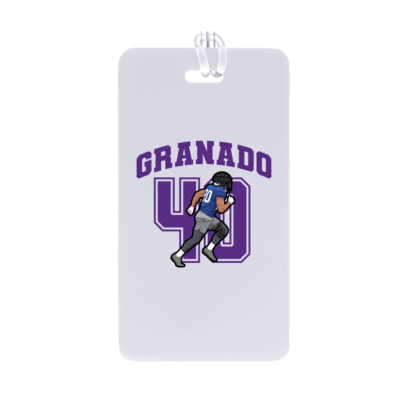 Bag Tag — Number in Classic