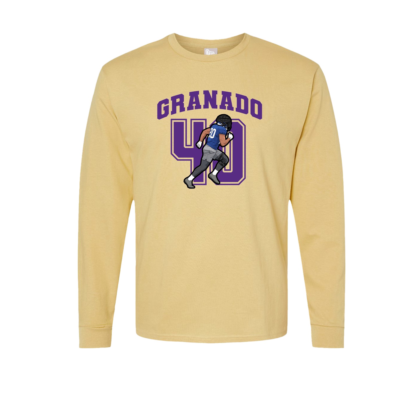 Long Sleeve Tee — Number in Vegas Gold
