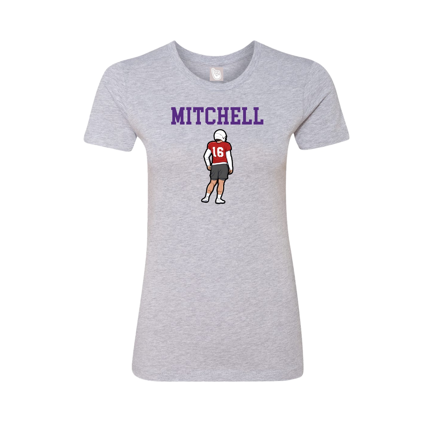 Fitted Women's Tee — Shirsey in Grey