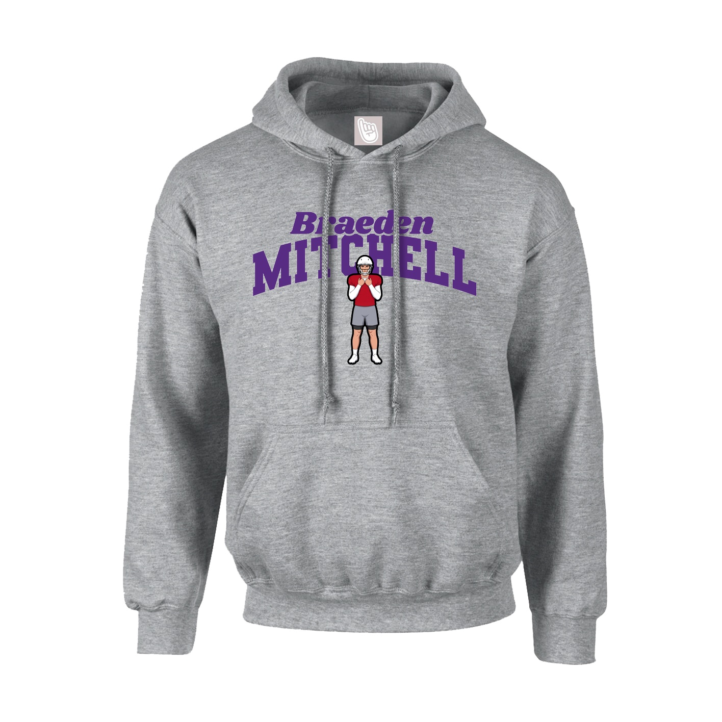 Hoodie — Signature Arch in Grey