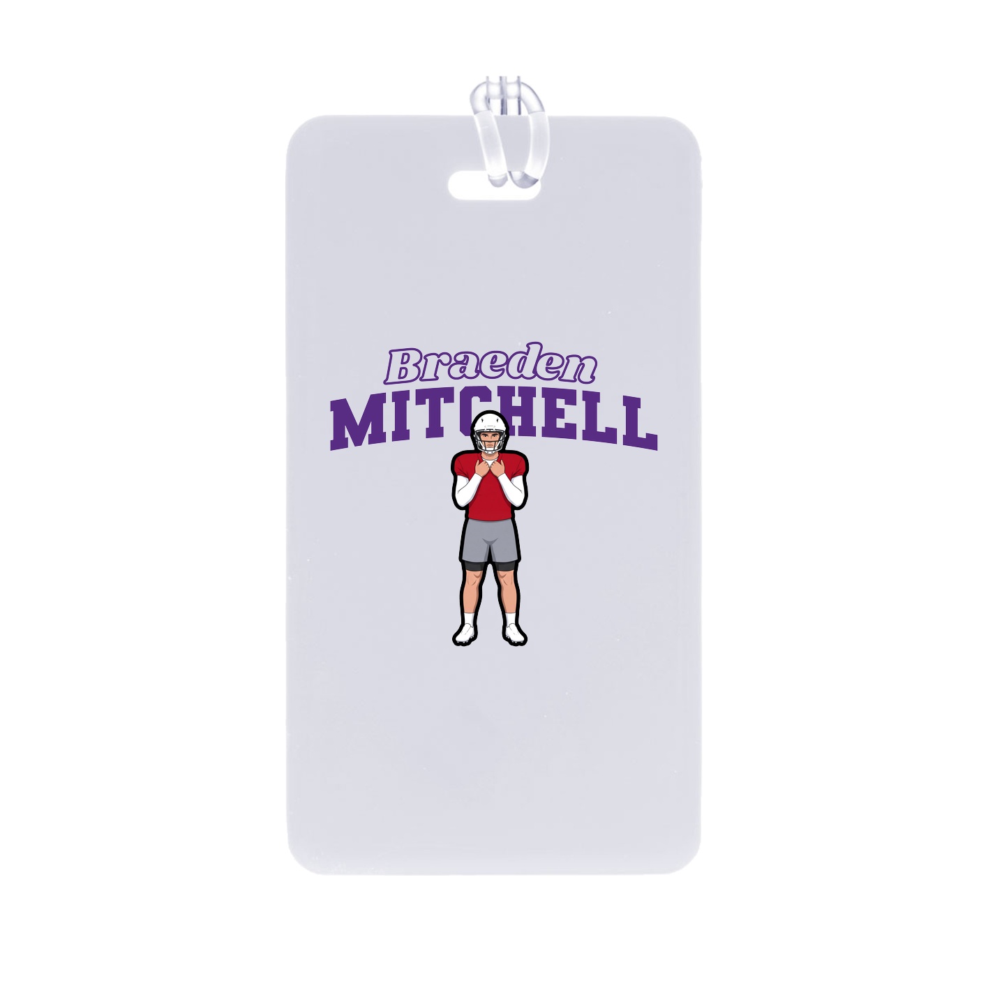 Bag Tag — Name Arch in Classic