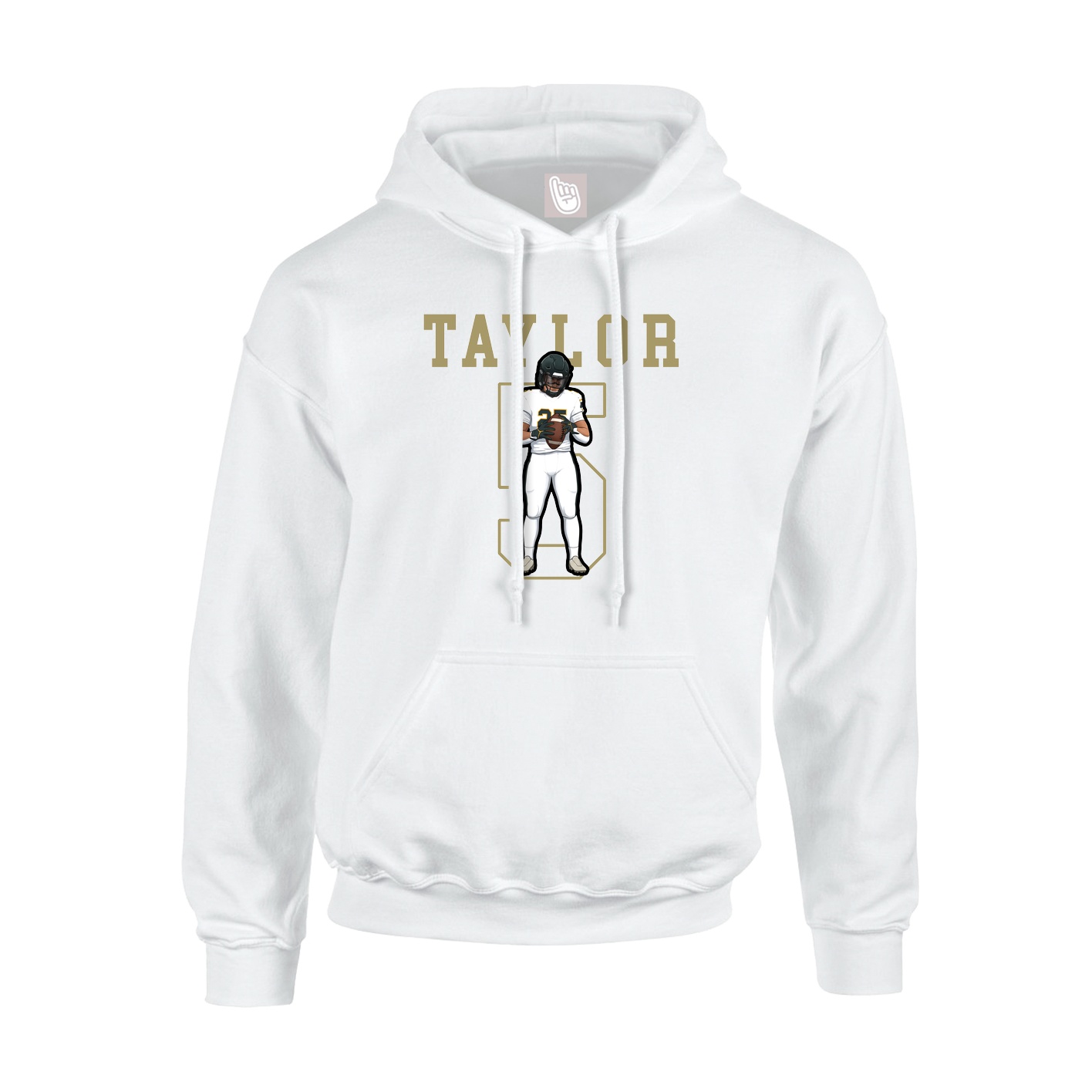 Hoodie — Shirsey in White