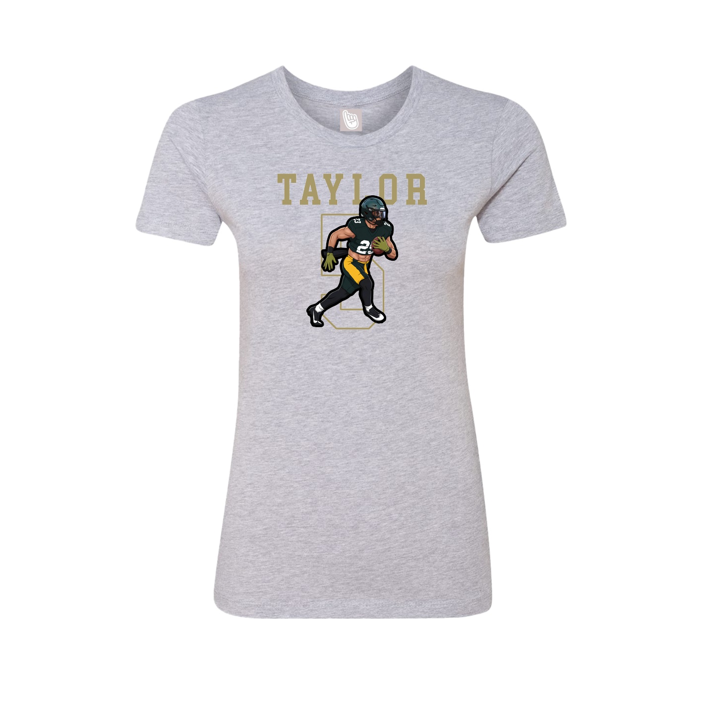 Fitted Women's Tee — Shirsey in Grey
