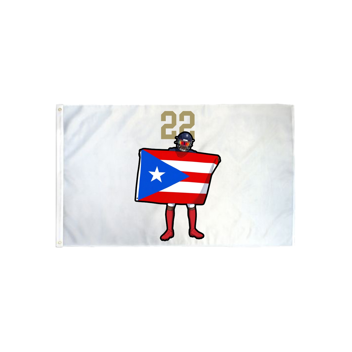 3x5 Flag — Number Top in Classic