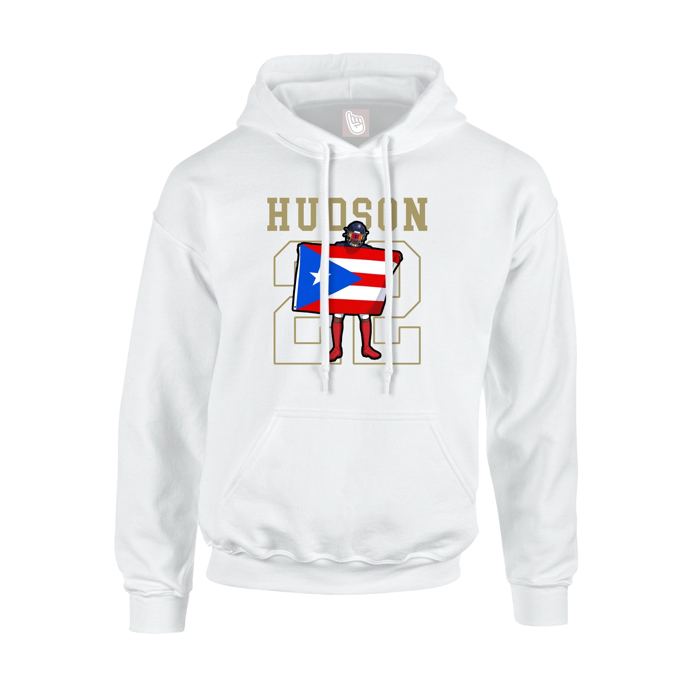 Hoodie — Shirsey in White