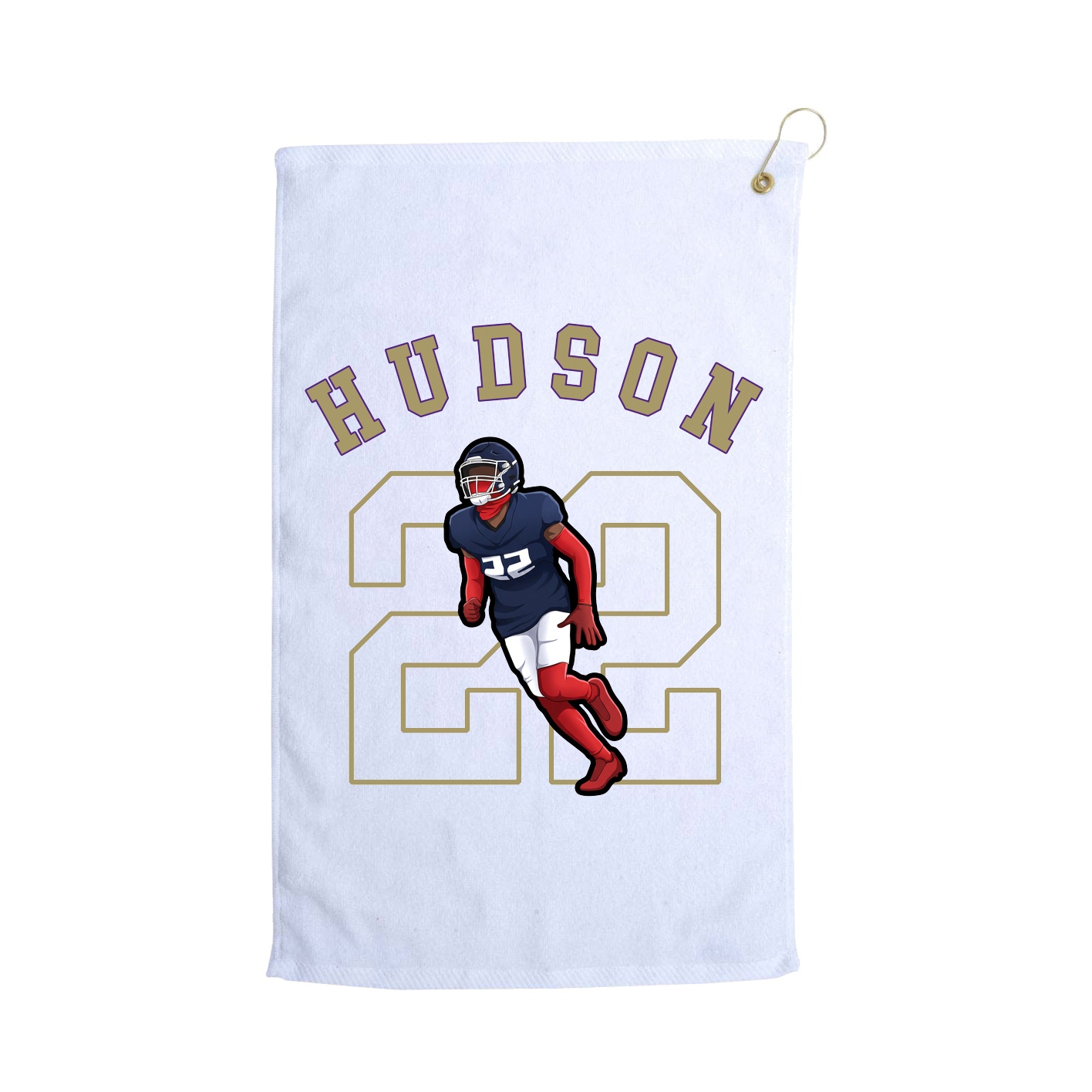 Golf Towel — Shirsey Arch in White