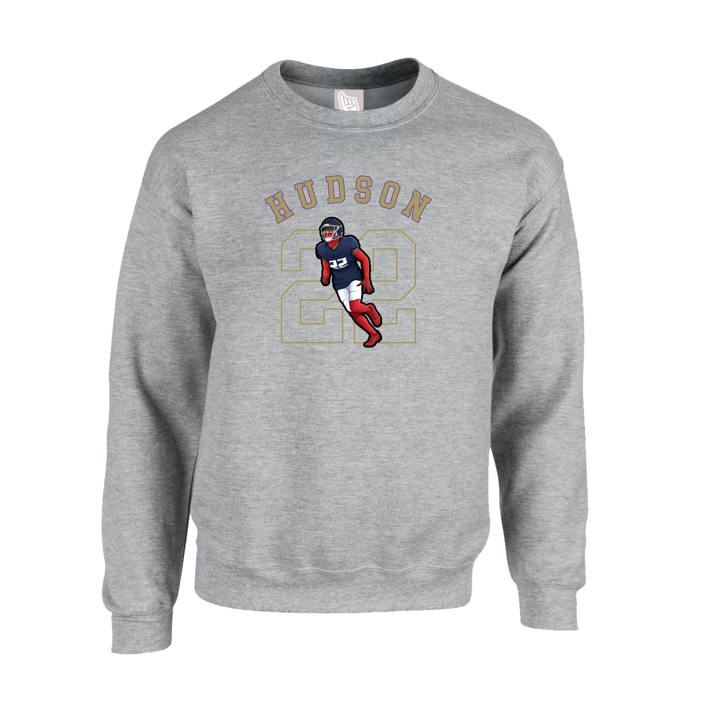 Fleece Crew — Shirsey Arch in Grey