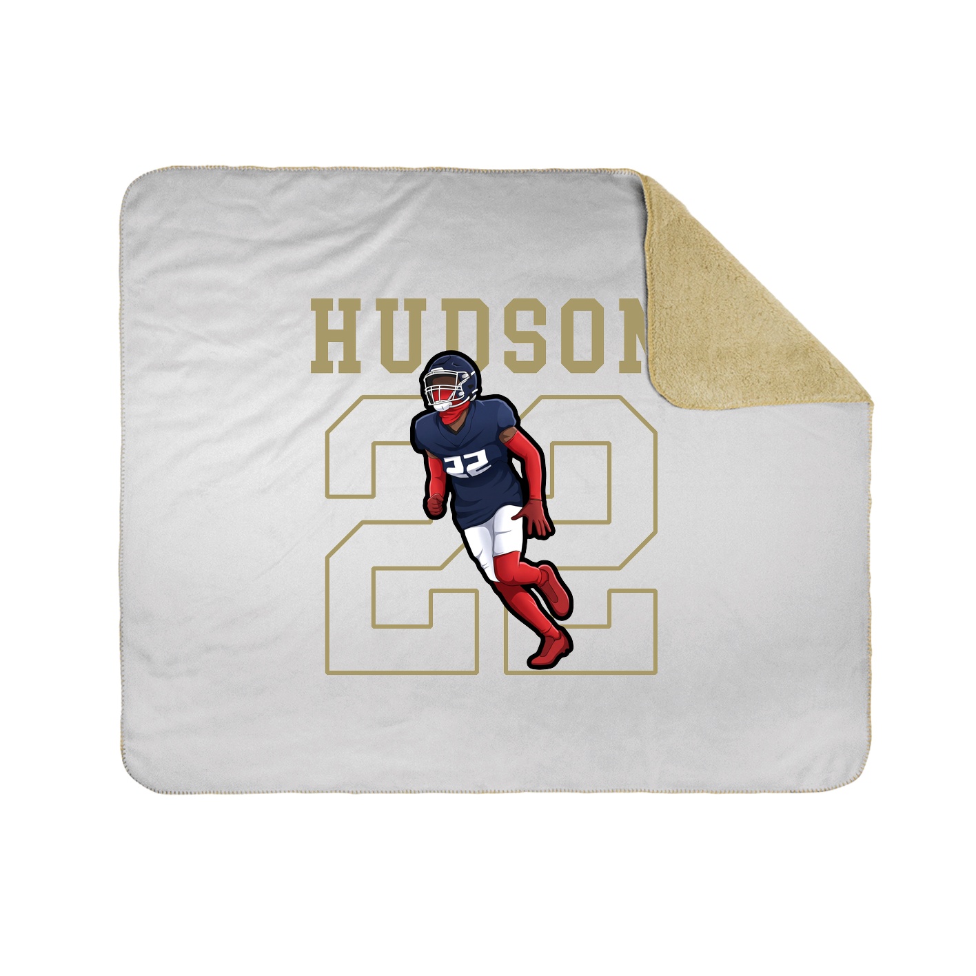 50x60 Sherpa Lined Throw Blanket