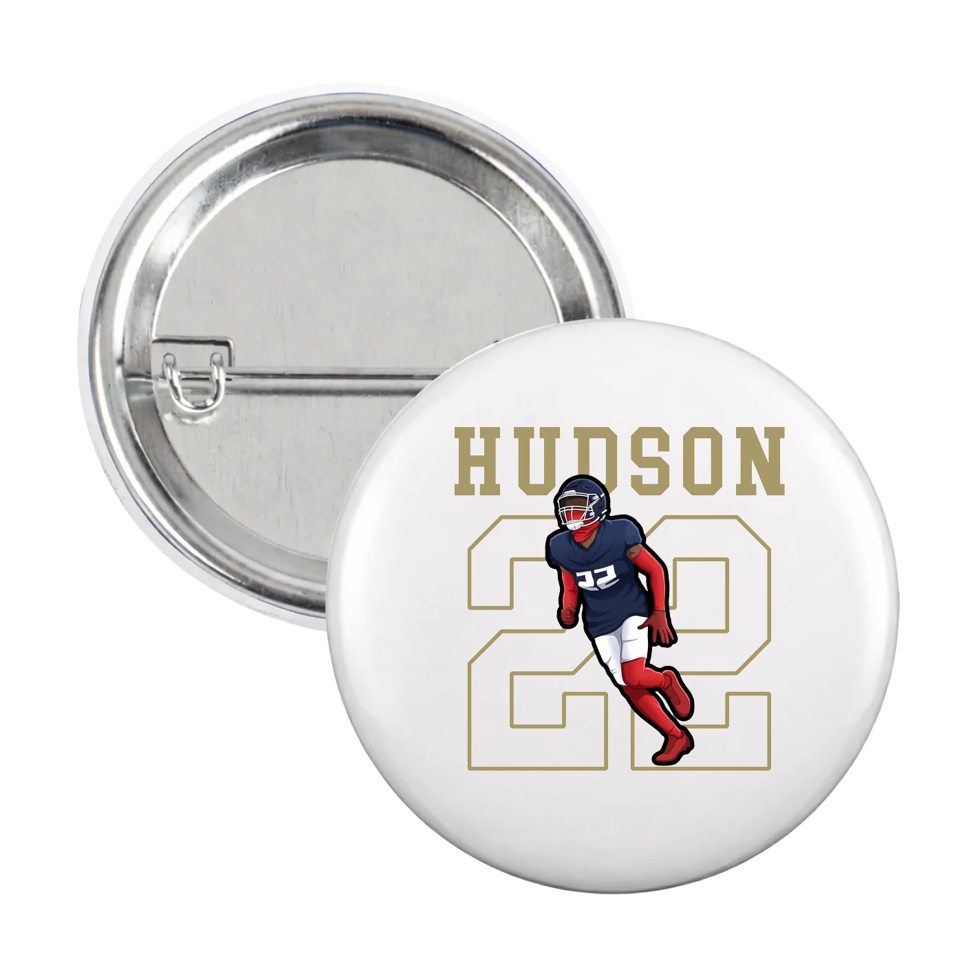 Game Day Button — Shirsey in White