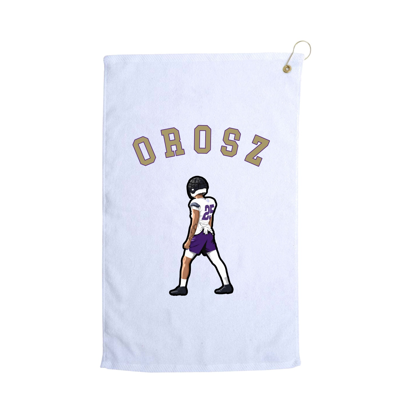 Golf Towel — Shirsey Arch in White