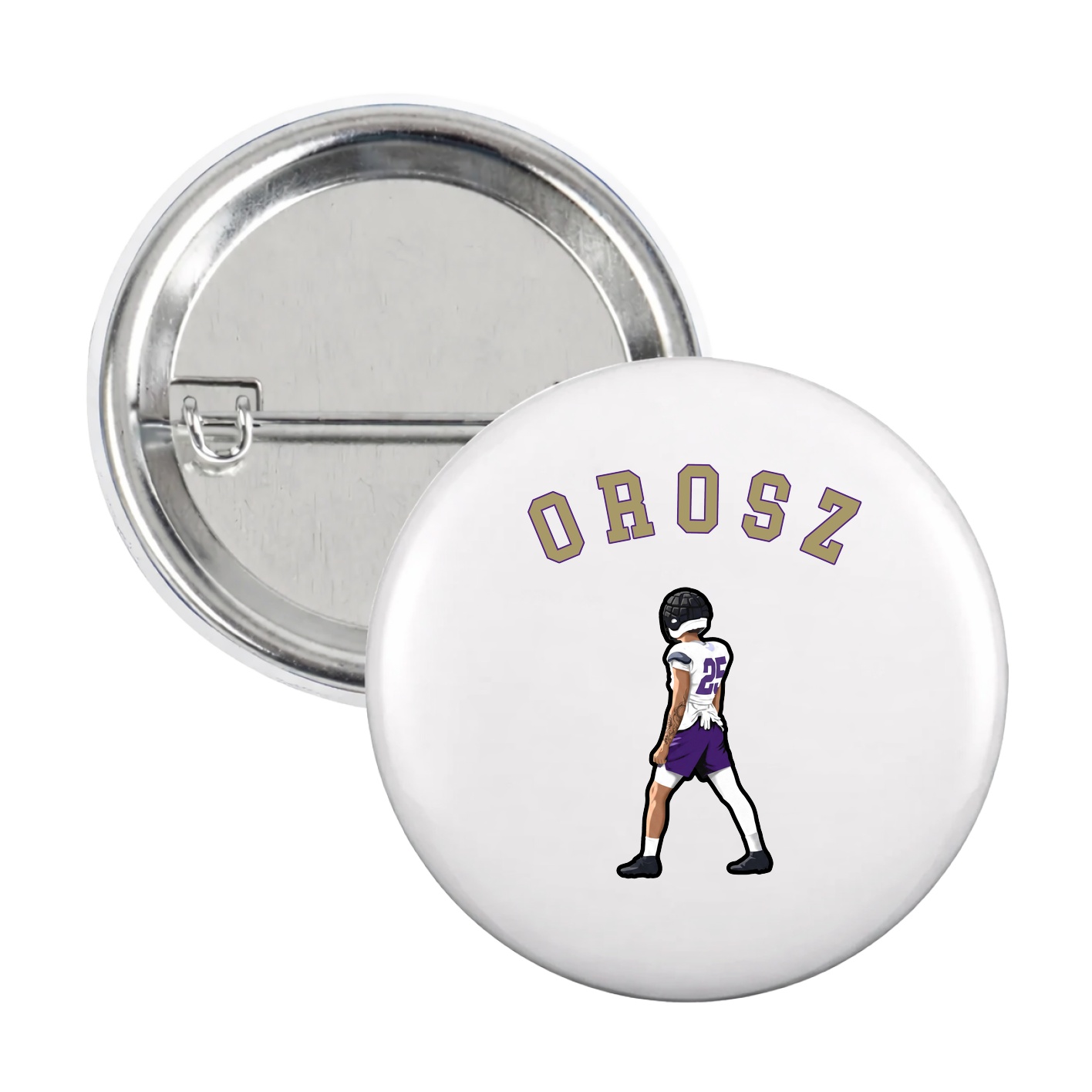 Game Day Button — Shirsey Arch in White