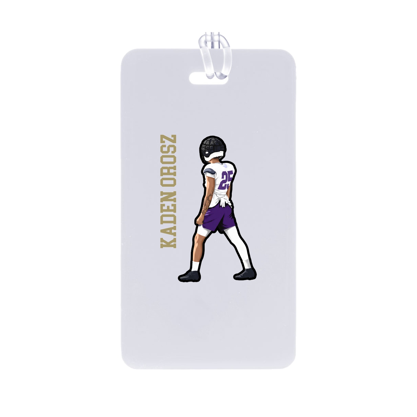 Bag Tag — Name Vertical in Classic