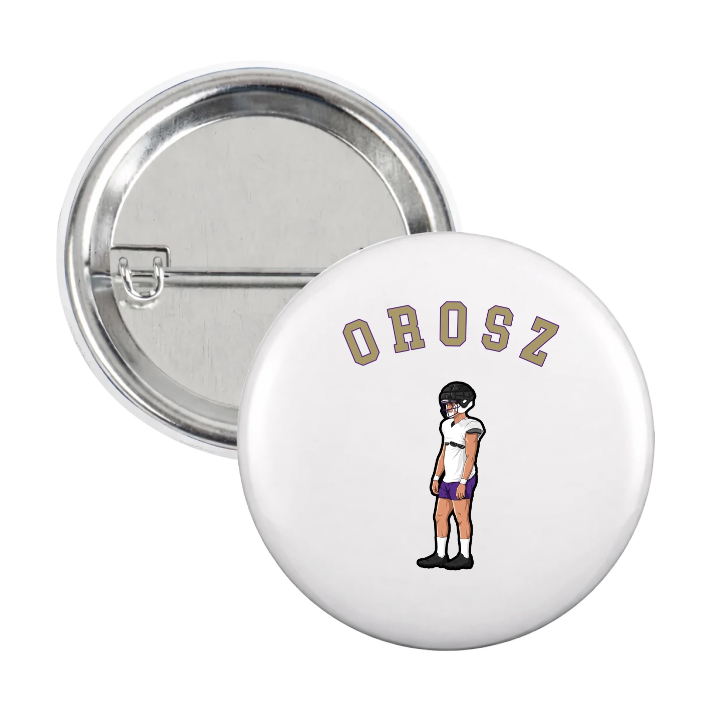 Game Day Button — Shirsey Arch in White
