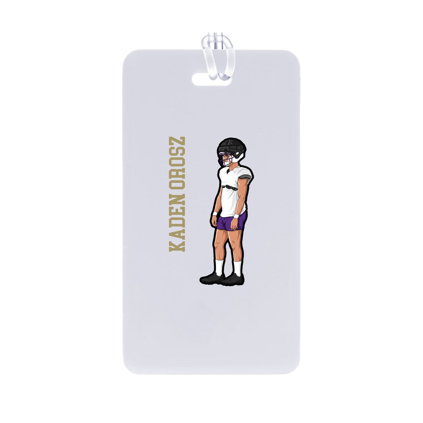 Bag Tag — Name Vertical in Classic