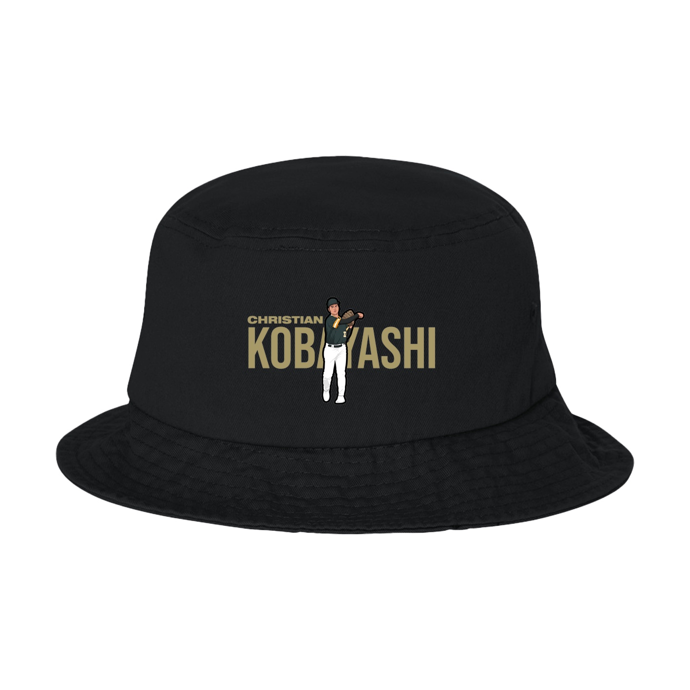 Bucket Cap — Player Name in Black