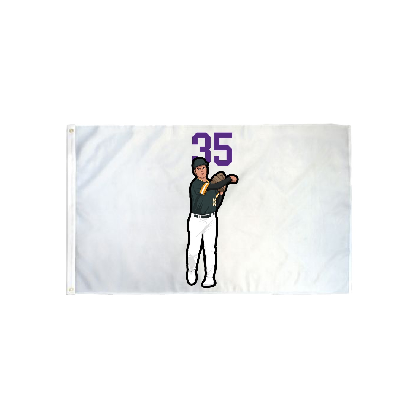 3x5 Flag — Number Top in Classic