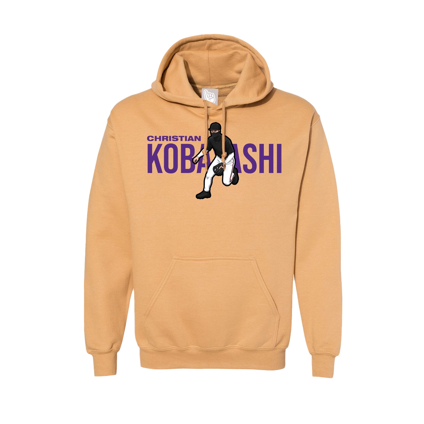 Hoodie — Player Name in Vegas Gold
