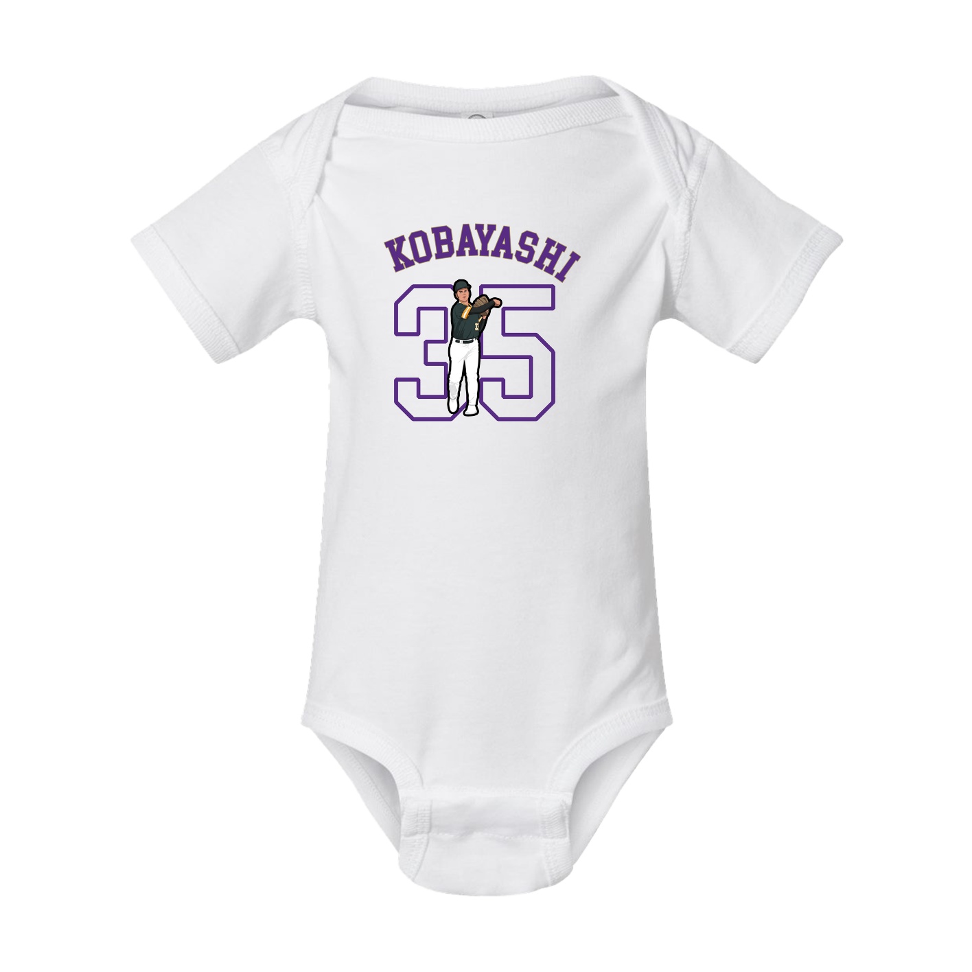Baby Onesie — Shirsey Arch in White