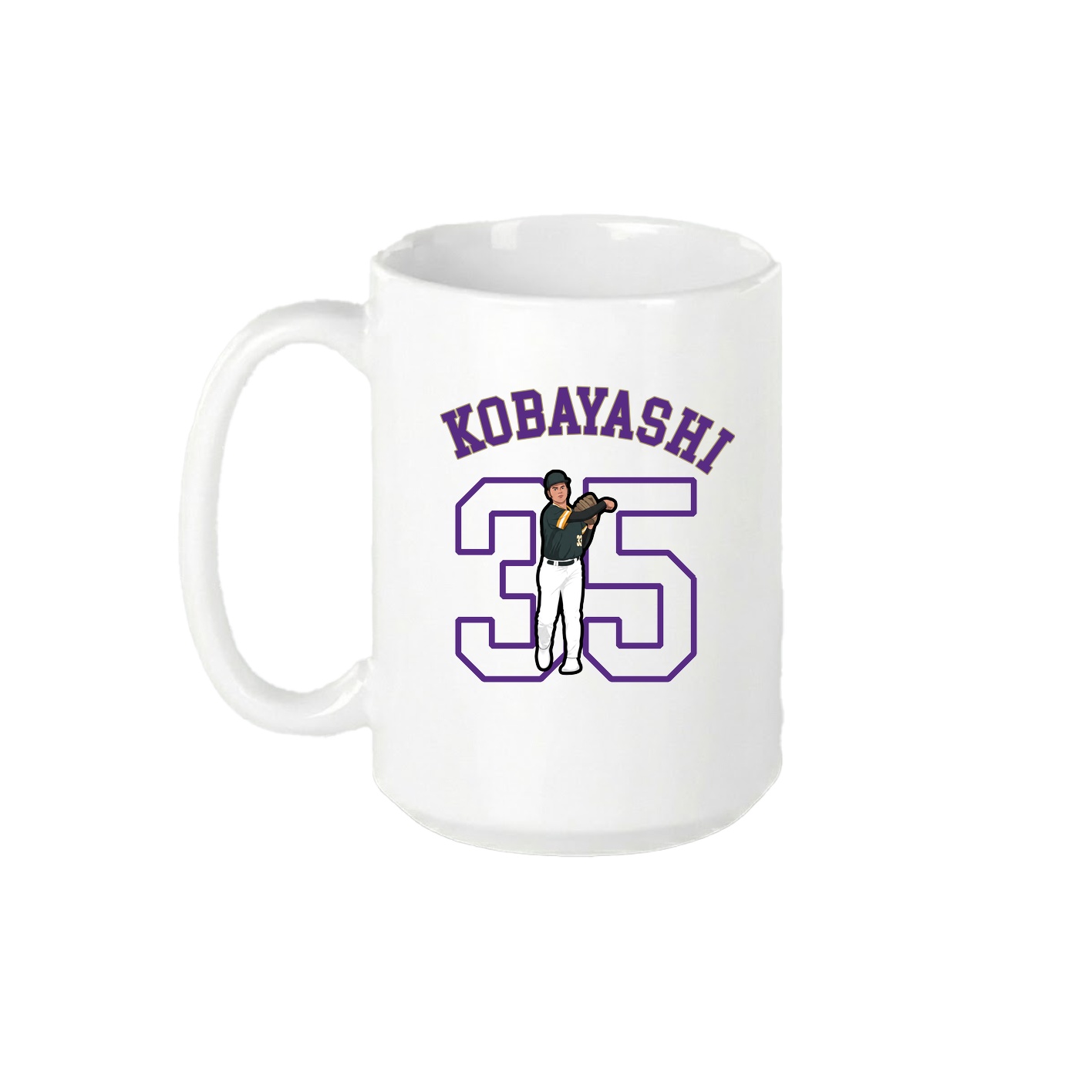 15oz Coffee Mug — Shirsey Arch in White