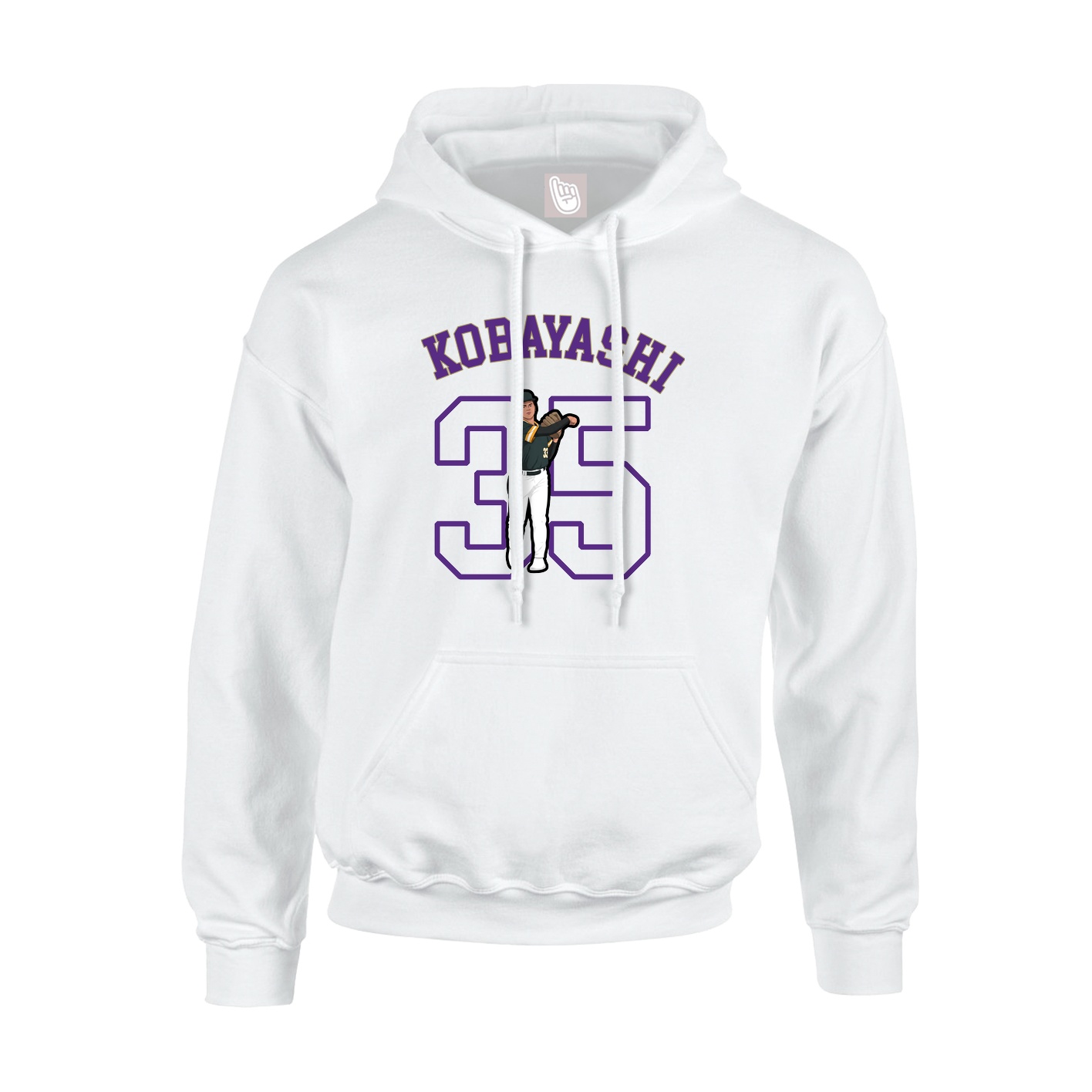 Hoodie — Shirsey Arch in White