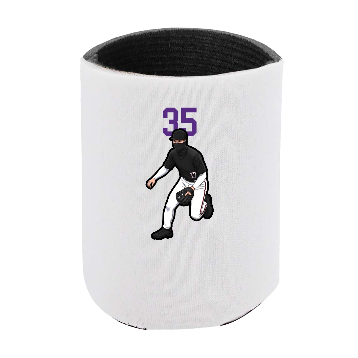 Can Holder — Number Top in White