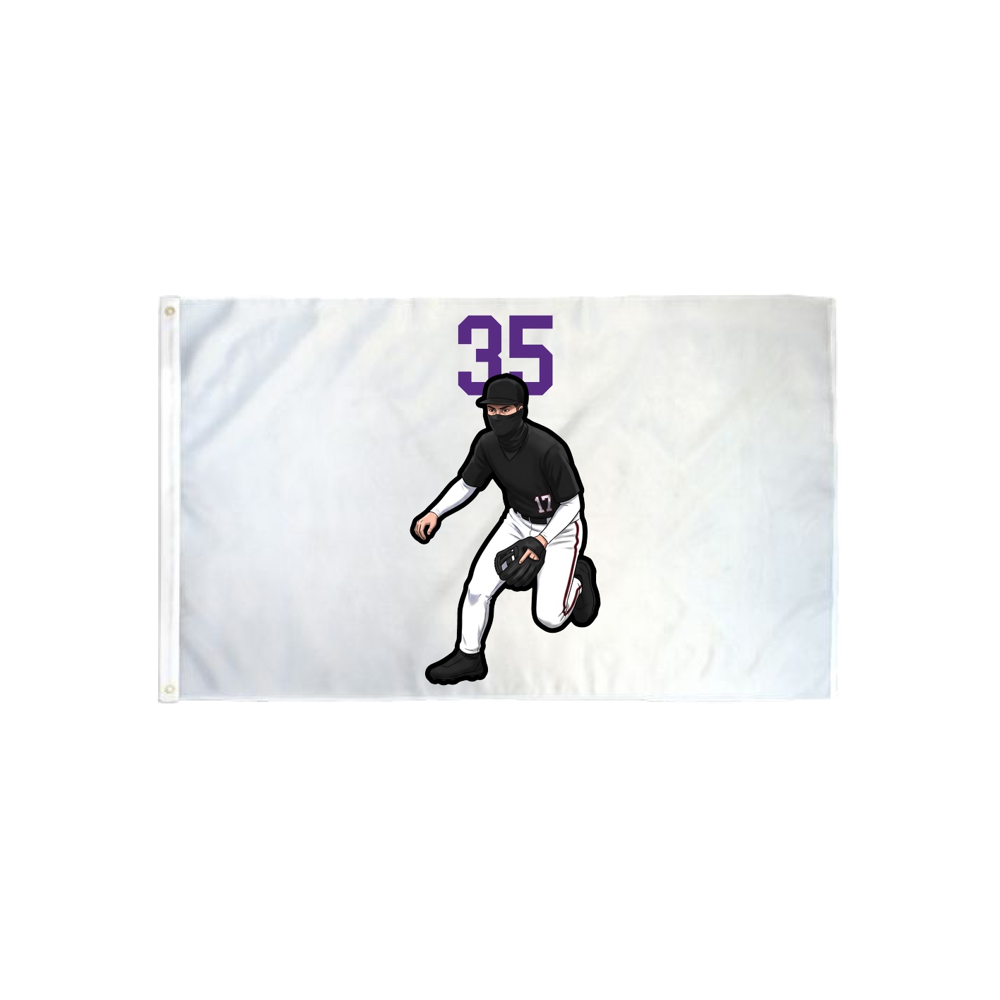 3x5 Flag — Number Top in Classic