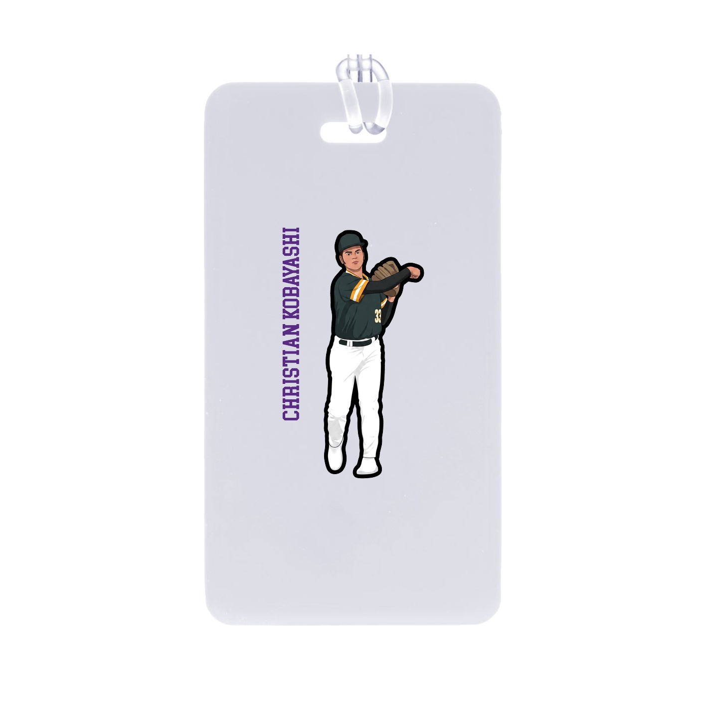 Bag Tag — Name Vertical in Classic