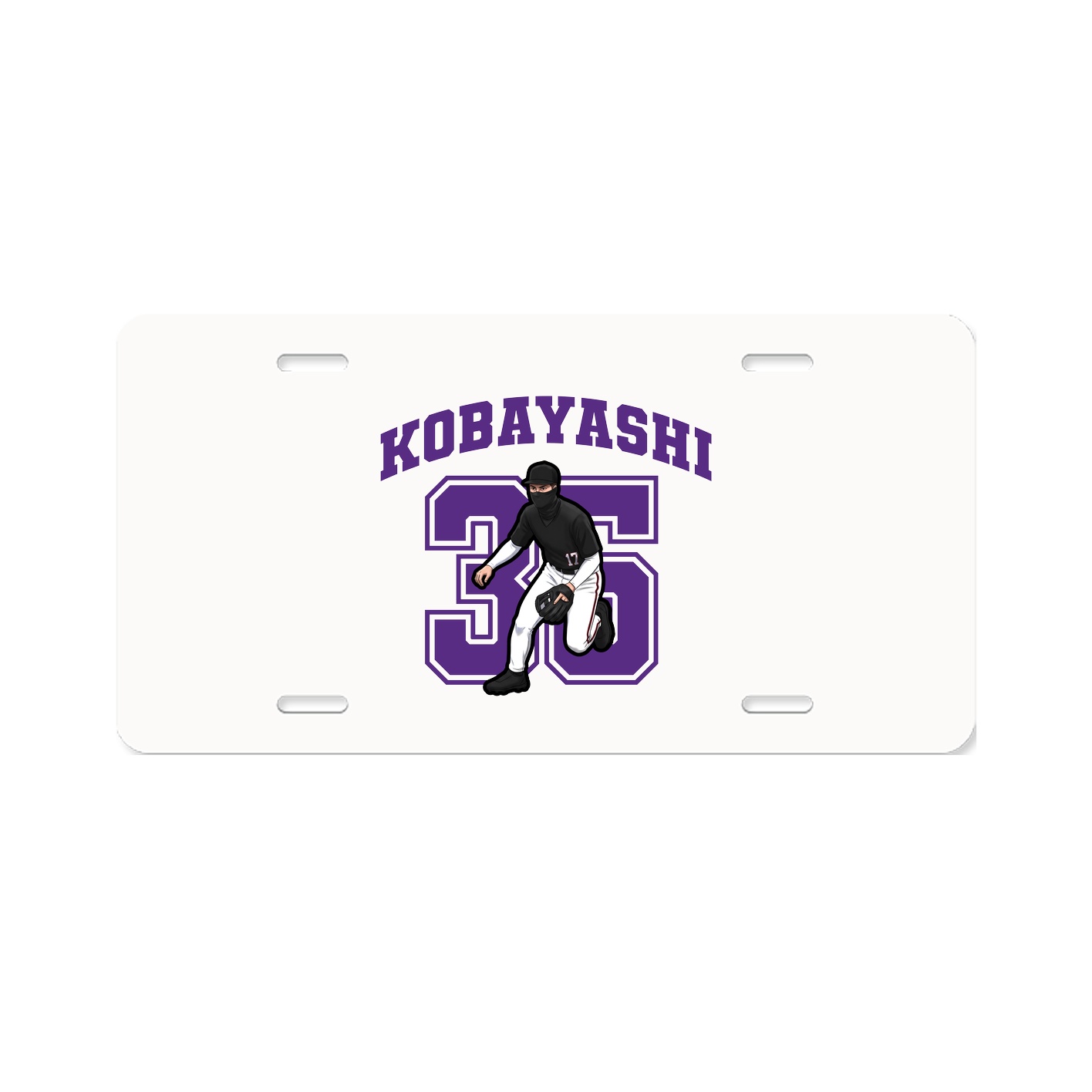 License Plate — Number in Classic
