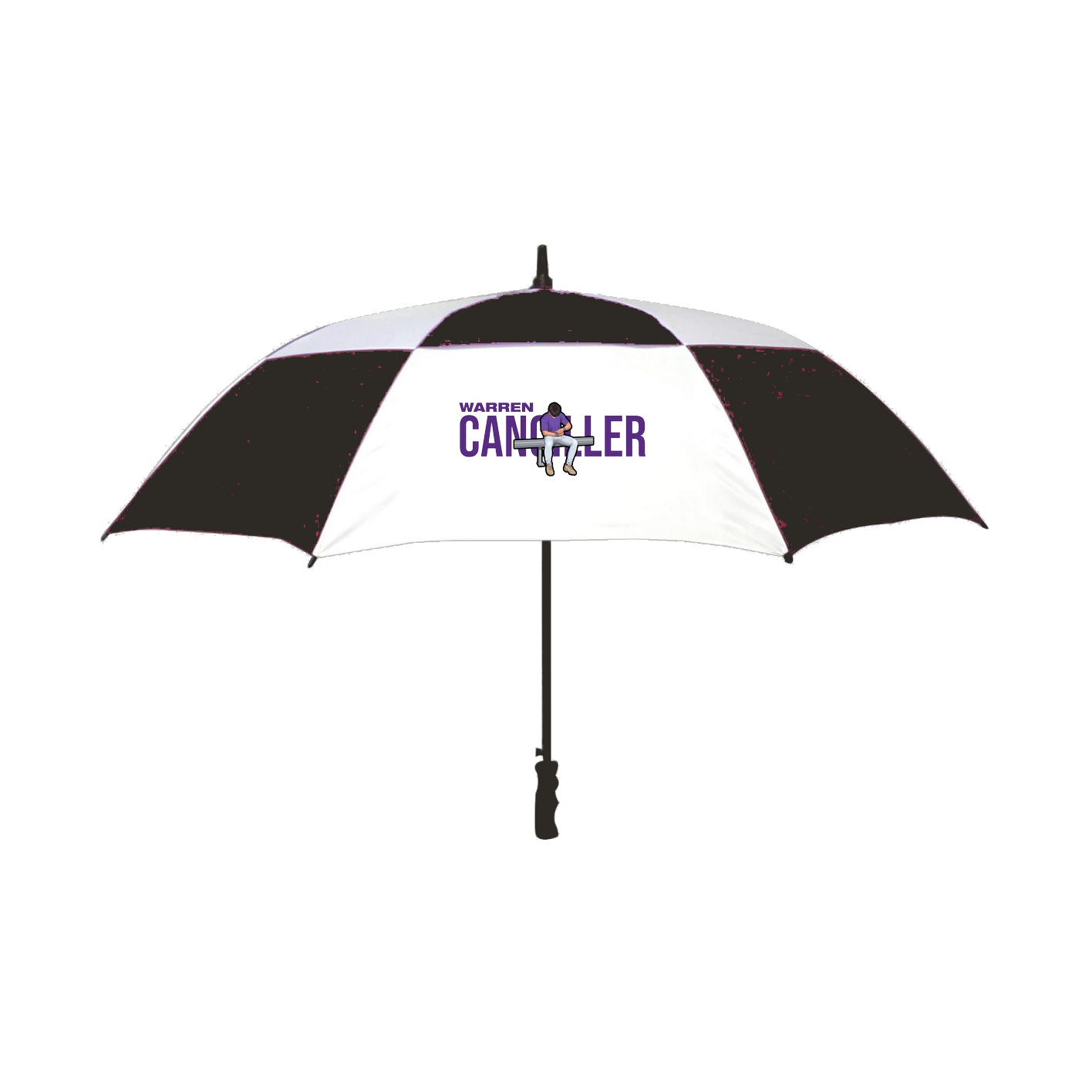 Golf Umbrella — Player Name in Black