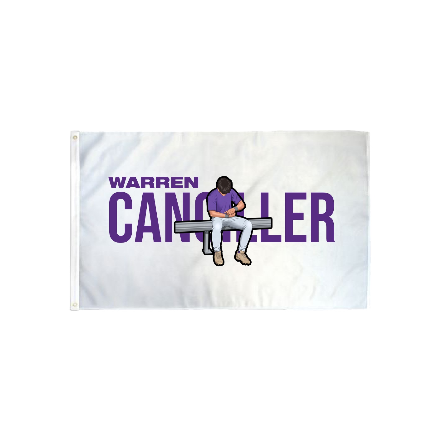 3x5 Flag — Player Name in Classic