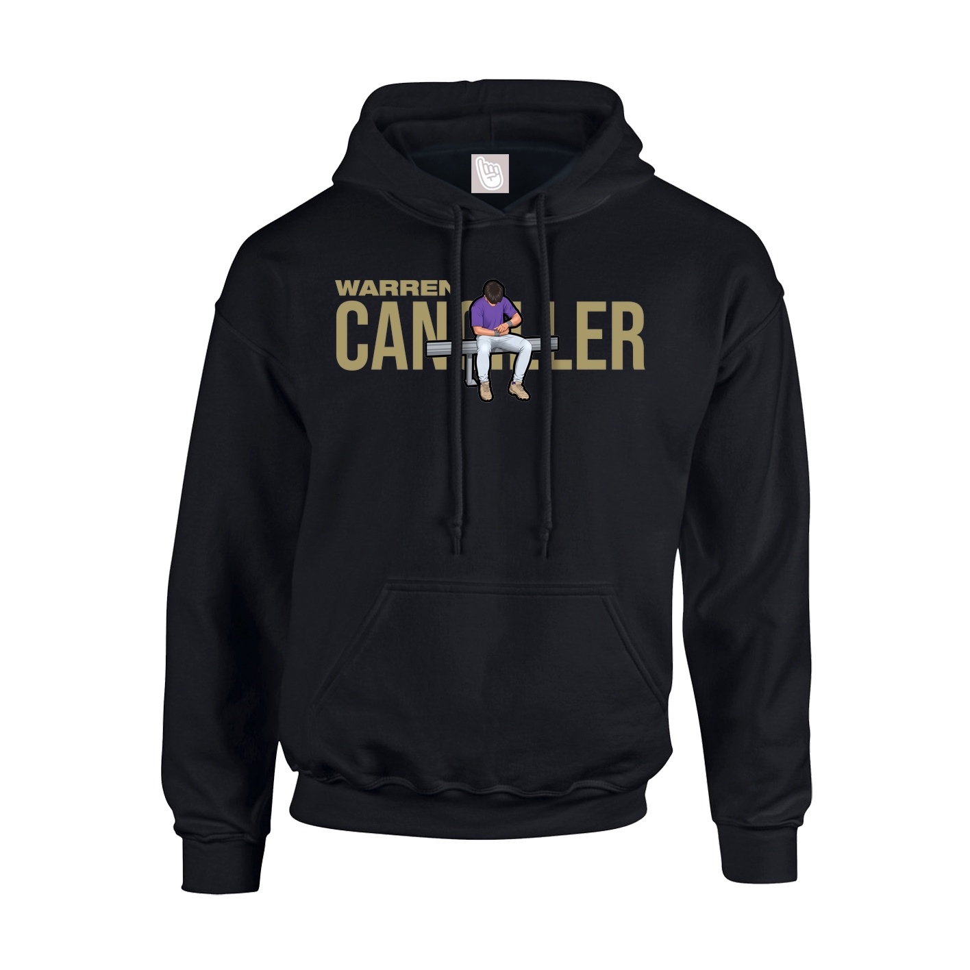 Hoodie — Player Name in Black
