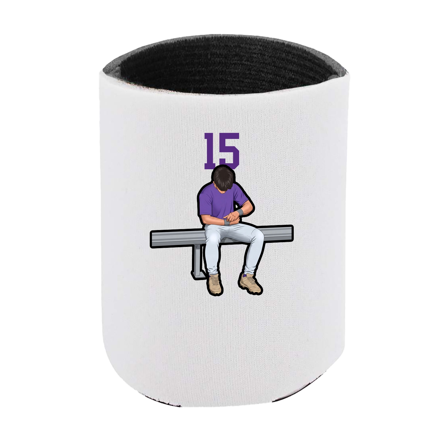 Can Holder — Number Top in White